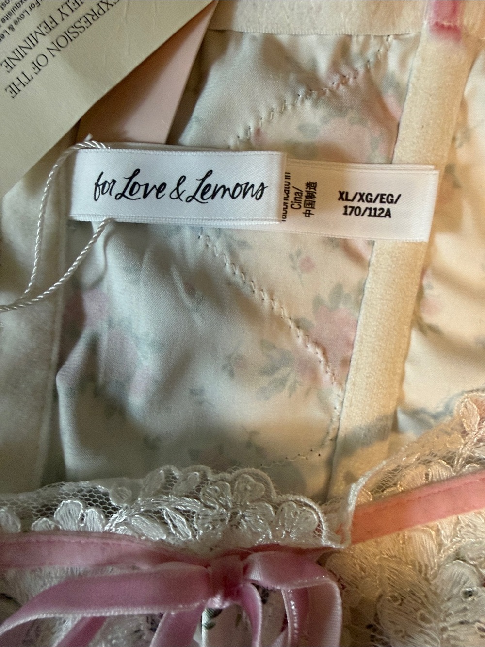 For Love and lemons that’s amore slip dress - Picture 11 of 12